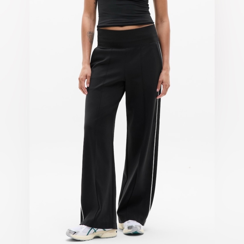 NWT Athleta Venice Track Stripe Wide Leg Pant Size XL